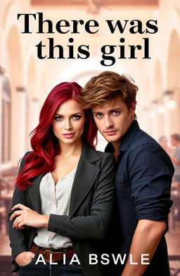 A contemporary romance book cover featuring two main characters in the foreground