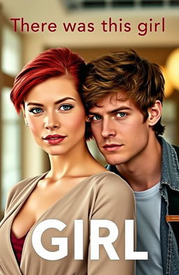 A contemporary romance book cover featuring two main characters in the foreground