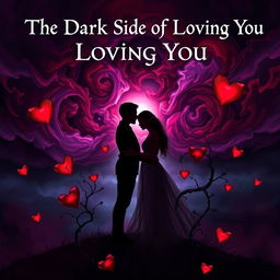 A visually captivating and emotionally intense depiction of 'The Dark Side of Loving You'