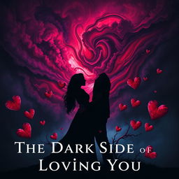 A visually captivating and emotionally intense depiction of 'The Dark Side of Loving You'
