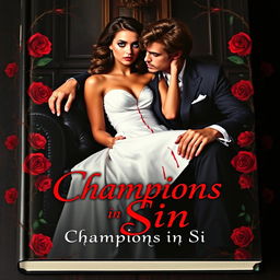 A beautifully designed book cover featuring a stunning girl with high cheekbones, brown curls, dark skin, and captivating brown eyes seated elegantly on a black quilted sofa