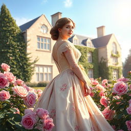 Cover art for a romantic Regency historical romance novel, without any letters