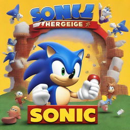 Generate an image of a poster for Sonic the Hedgehog 4 movie