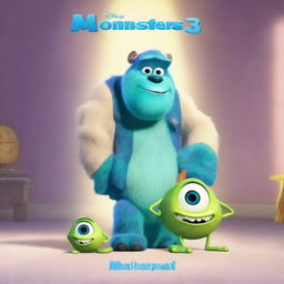 Generate an image of a poster for Monsters Inc. 3 movie