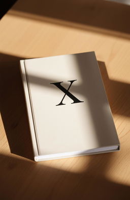 A minimalist book with a simple, elegant design, featuring a soft-cover in a muted color palette