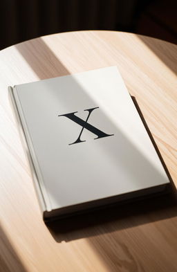 A minimalist book with a simple, elegant design, featuring a soft-cover in a muted color palette