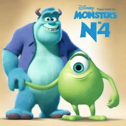 Create an image of a poster for Monsters Inc. 4 movie.