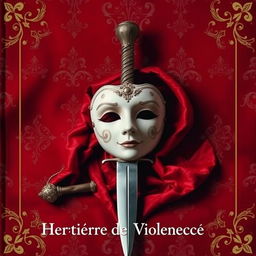 A delicate mask symbolizing seduction, representing Donna, prominently displayed