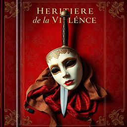 A delicate mask symbolizing seduction, representing Donna, prominently displayed