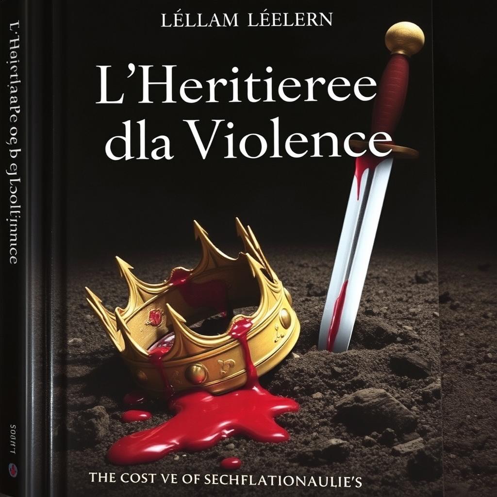 A book cover titled 'L'Héritière de la Violence'