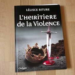 A book cover titled 'L'Héritière de la Violence'