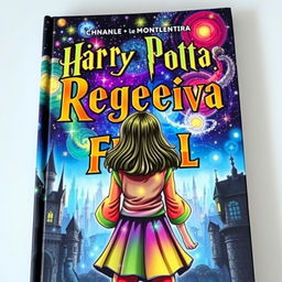 The book cover is an intriguing blend of Marvel and Harry Potter styles, featuring the title 'Cuenta Regresiva Final' in bold comic-style letters