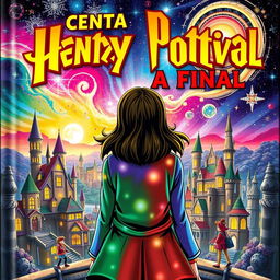 The book cover is an intriguing blend of Marvel and Harry Potter styles, featuring the title 'Cuenta Regresiva Final' in bold comic-style letters