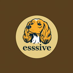 A circular emblem featuring a striking logo of a golden and black cocker spaniel head at the top, with the word 'PROG' elegantly positioned above it