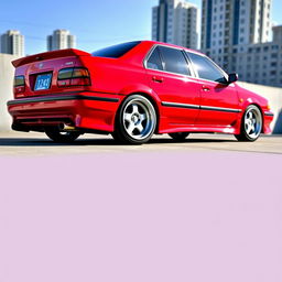 A 1995 AE101 sedan equipped with a BZ Touring Kit, showcasing its sleek lines and iconic design
