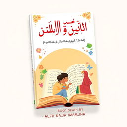 Cover design for an educational book titled 'مهارة الكلام على أنواع النصوص' (Speaking Skills on Types of Texts) authored by ALFA NAJA IMAMUNA