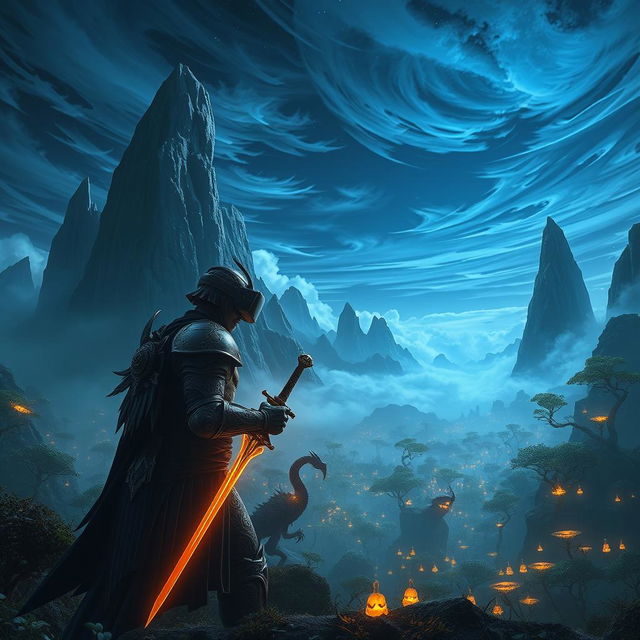 A captivating dark fantasy virtual reality game world, inspired by the book 'Zenia Zone Online'