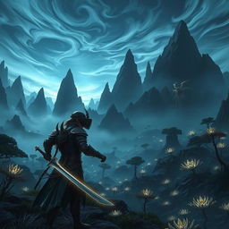 A captivating dark fantasy virtual reality game world, inspired by the book 'Zenia Zone Online'