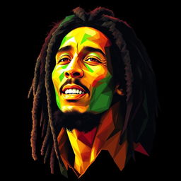 A photorealistic t-shirt design featuring an iconic portrait of Bob Marley, resembling the original character closely, illustrated in an oil painting style that captures a painterly texture