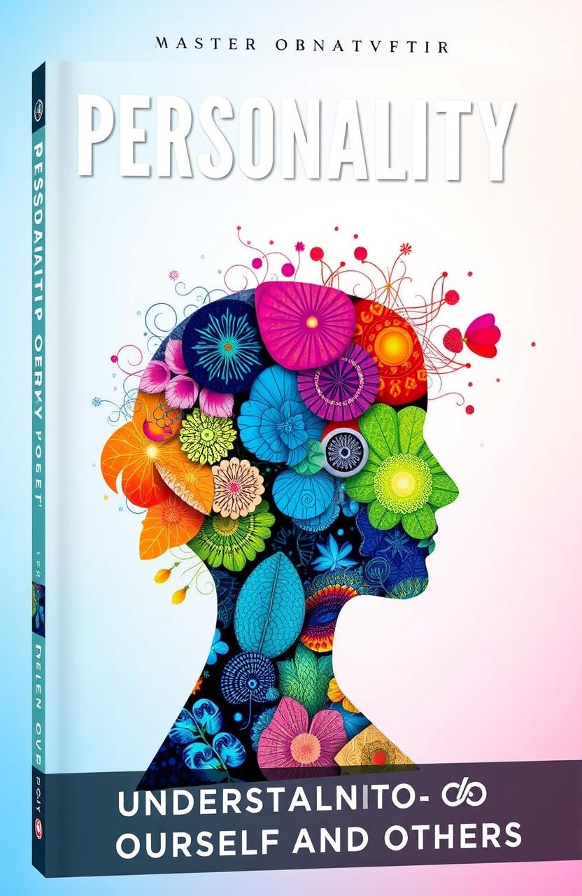 A visually captivating book cover that represents the theme of personality