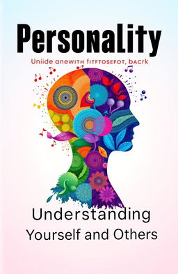 A visually captivating book cover that represents the theme of personality