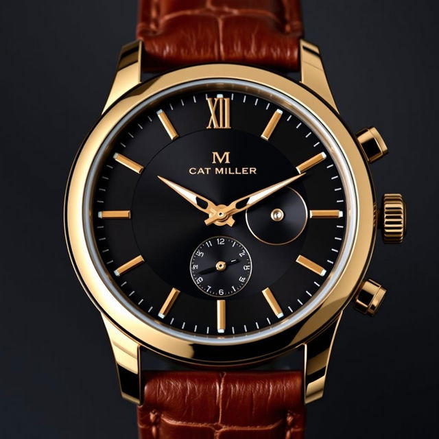 A luxury men's automatic watch design tailored for sophisticated tastes