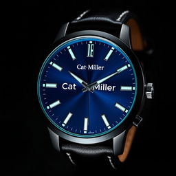 A stylish and modern watch design specifically for men, featuring a sleek and masculine aesthetic