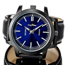 A stylish and modern watch design specifically for men, featuring a sleek and masculine aesthetic