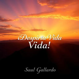 An image showcasing a radiant sunrise with warm colors illuminating a landscape that symbolizes light and new beginnings