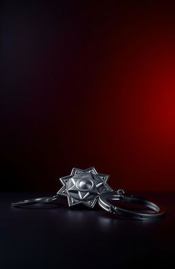 A visually striking background featuring a smooth gradient transition from black to deep dark red, creating a dramatic and intense atmosphere