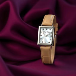 An elegant watch design for the luxury ladies' brand 'Singer Bhavi', featuring a stylish and contemporary aesthetic