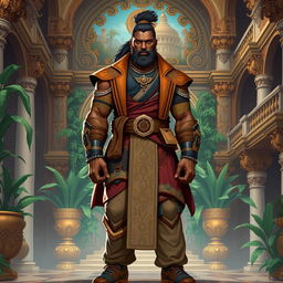 A character named Wabrizzo, depicted as a powerful and confident figure with a commanding presence