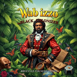 A book cover design for 'Wabrizzo the Black Colonizer'