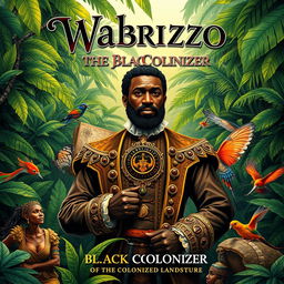A book cover design for 'Wabrizzo the Black Colonizer'