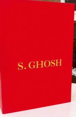 A classic red book cover featuring the name 'S