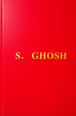 A classic red book cover featuring the name 'S