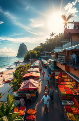 A stunning travelogue capturing the vibrant beauty of Phuket, Thailand