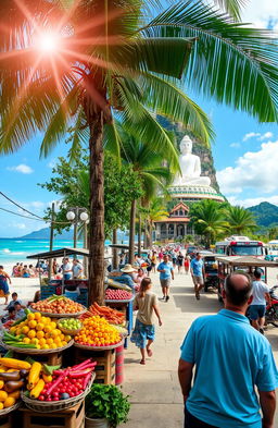 A stunning travelogue capturing the vibrant beauty of Phuket, Thailand