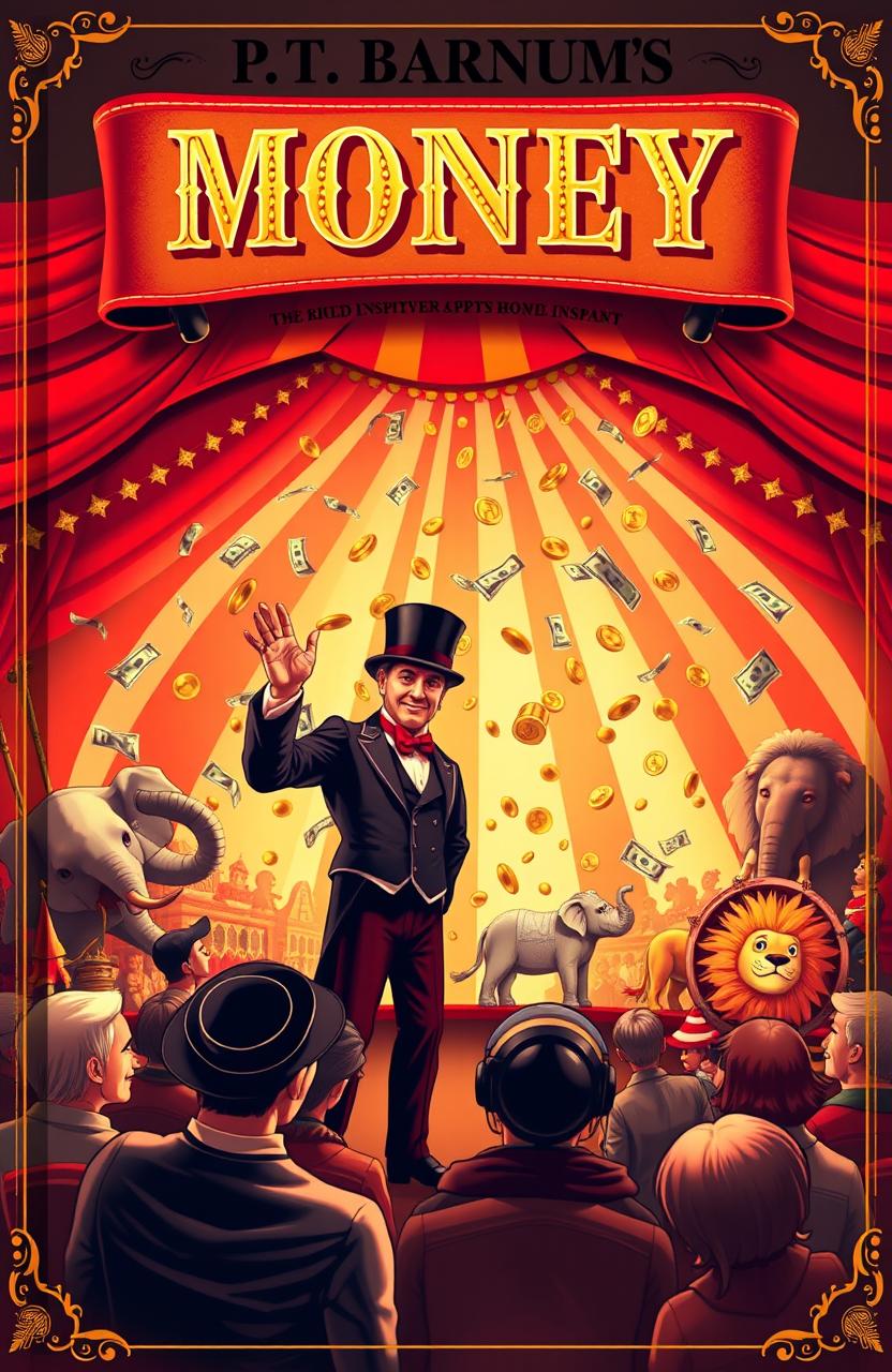 A vibrant and eye-catching book cover art inspired by P
