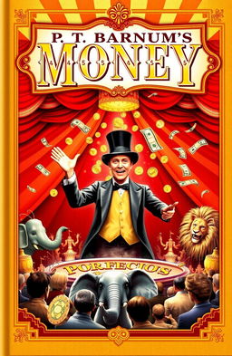 A vibrant and eye-catching book cover art inspired by P