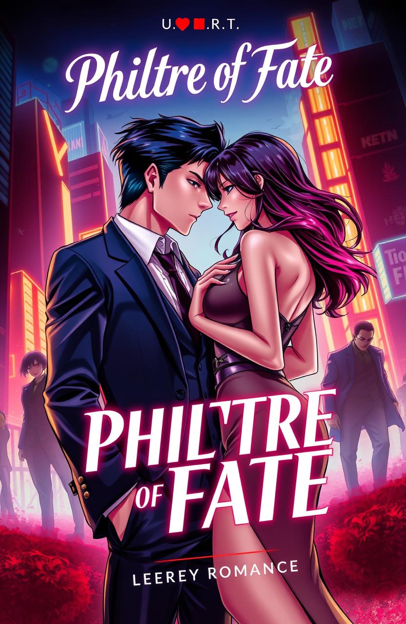 A captivating book cover for 'Philtre of Fate' by U