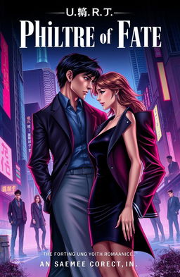 A captivating book cover for 'Philtre of Fate' by U