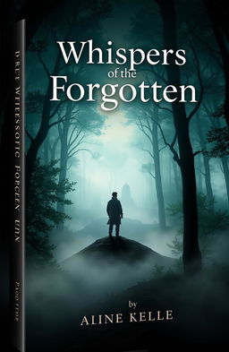 A book cover design featuring a harmonious blend of elements that represents the themes of adventure and mystery