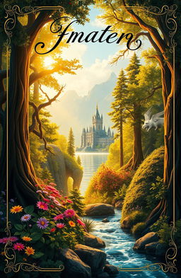 A stunning fantasy book cover that captures the essence of a magical world