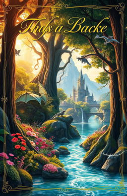 A stunning fantasy book cover that captures the essence of a magical world