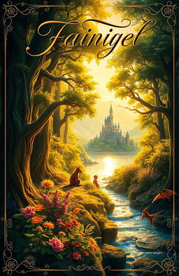 A stunning fantasy book cover that captures the essence of a magical world
