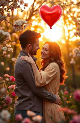 A warm and inviting scene depicting love in various forms