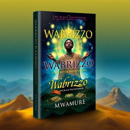 A captivating book cover design for 'Wabrizzo: The Black Enlightener' by author Mwamure