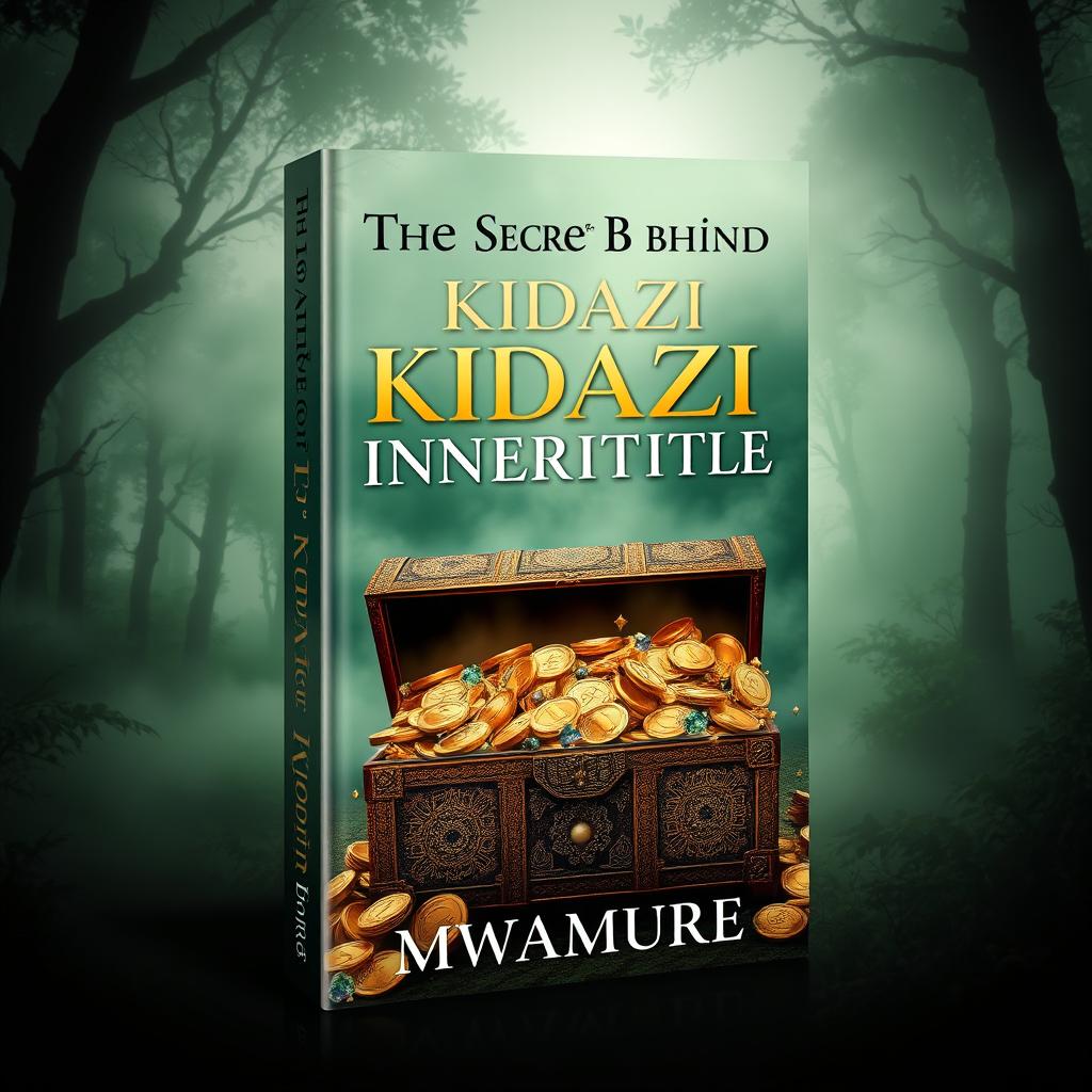 A striking book cover design for 'The Secret Behind Kidazi Inheritance' by Mwamure