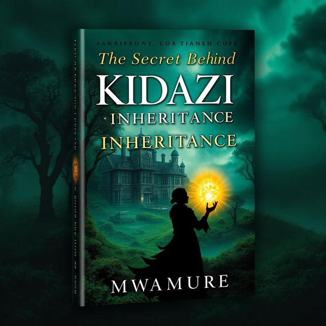 A captivating book cover design for 'The Secret Behind Kidazi Inheritance' by Mwamure